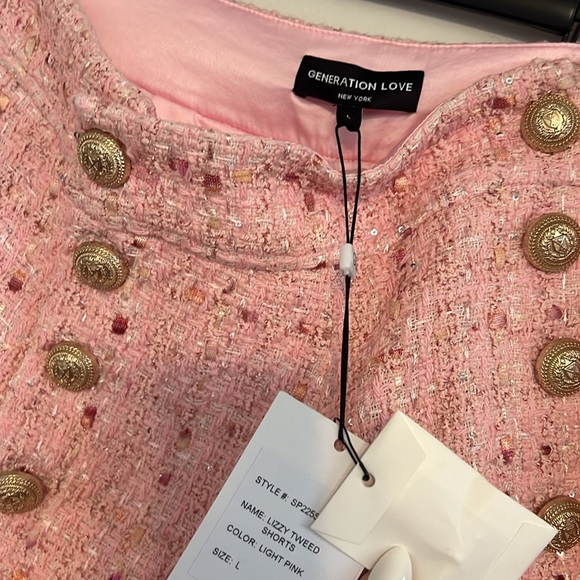 NWT Generation Love Tweed Shorts - Picture 4 of 4